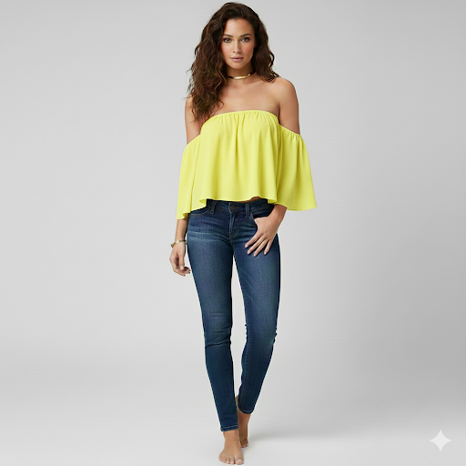 חולצת אוף שולדר קייצית