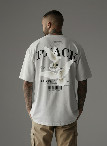 חולצת אוברסייז עם הדפס