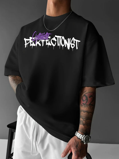 חולצת אוברסייז עם הדפס