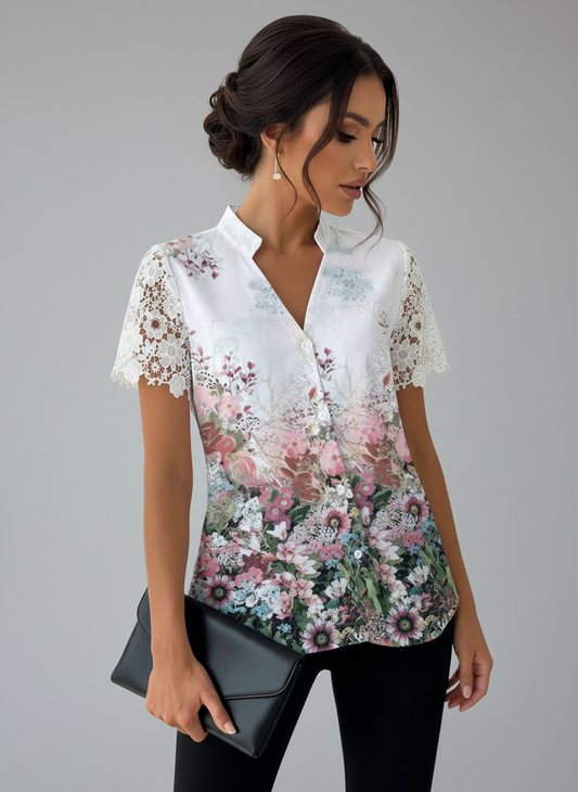 חולצות פרחוניות בסגנונות שונות