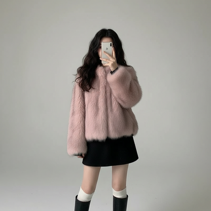 מעיל פרווה סינטטית