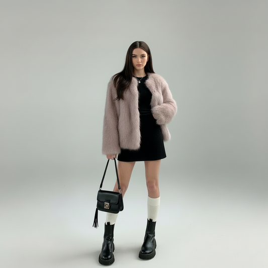 מעיל פרווה סינטטית