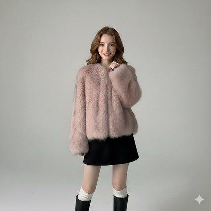 מעיל פרווה סינטטית