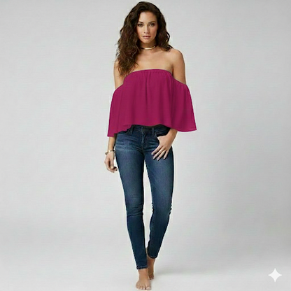 חולצת אוף שולדר קייצית