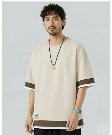 חולצה חלקה אוברסייז