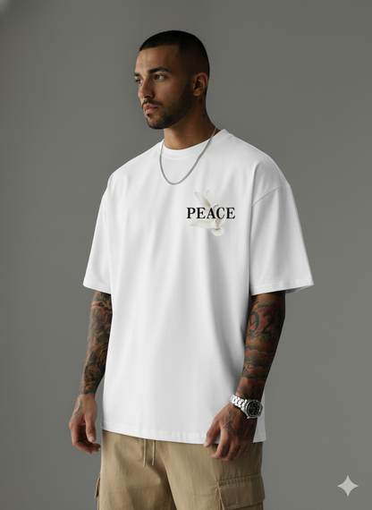 חולצת אוברסייז עם הדפס