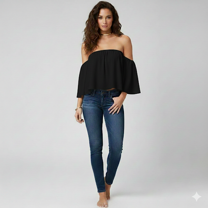 חולצת אוף שולדר קייצית