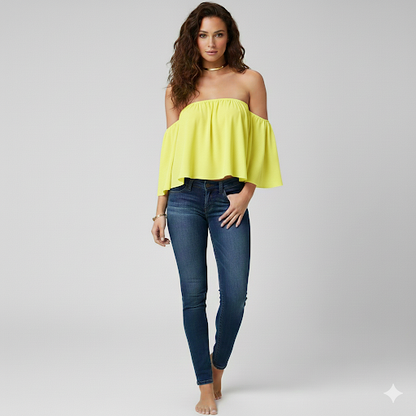 חולצת אוף שולדר קייצית