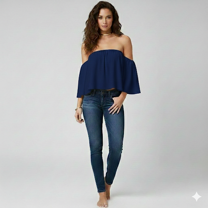 חולצת אוף שולדר קייצית