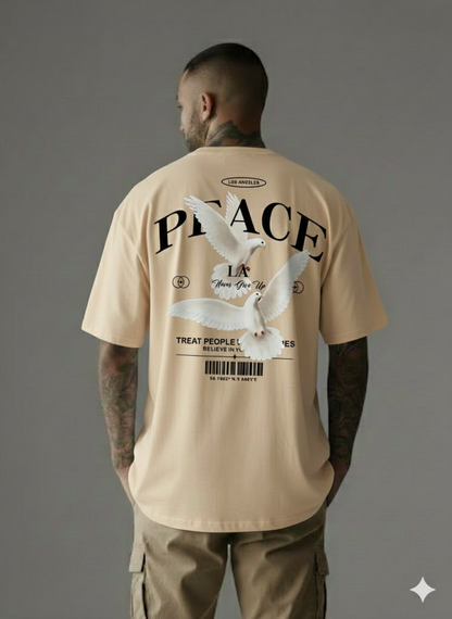 חולצת אוברסייז עם הדפס