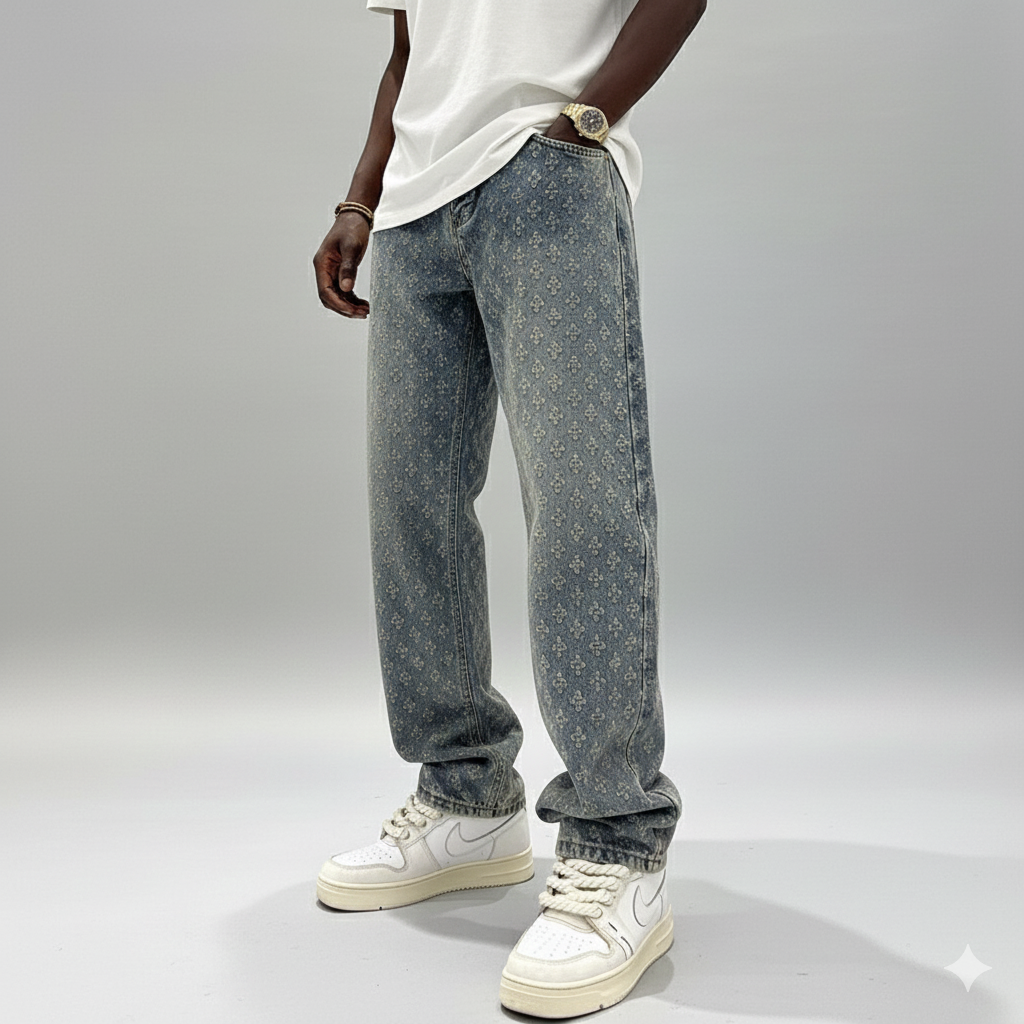 ג'ינס דוגמת תפרים