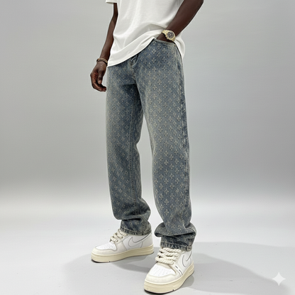 ג'ינס דוגמת תפרים